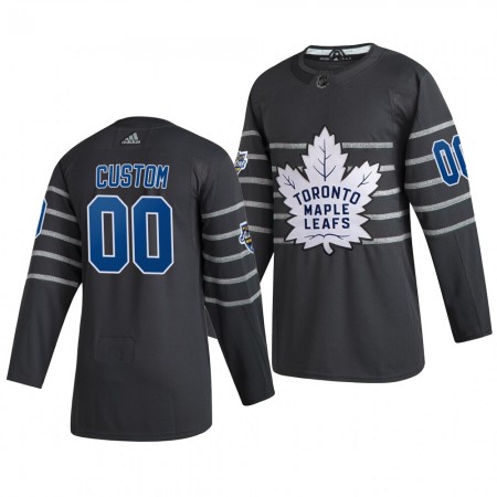Toronto Maple Leafs Personalizado Grijs Adidas 2020 NHL All-Star Authentic Shirt - Mannen